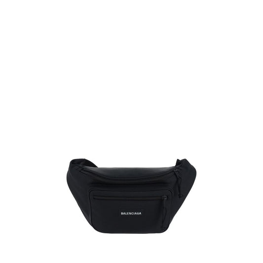 Balenciaga Black Polyester Clutch Bag