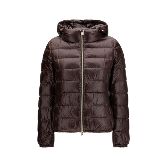 Herno Brown Polyamide Full-Length Jacket