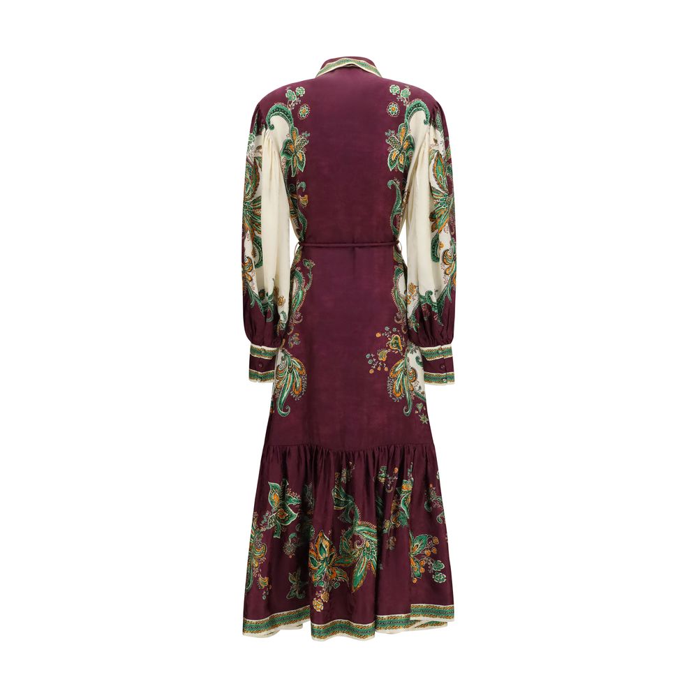 Alemais Multicolor Viscose Casual Dress