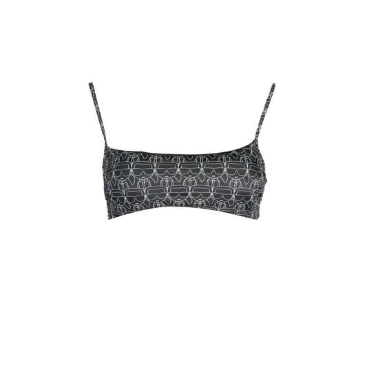 Karl Lagerfeld Black Polyester Women's Swimsuit