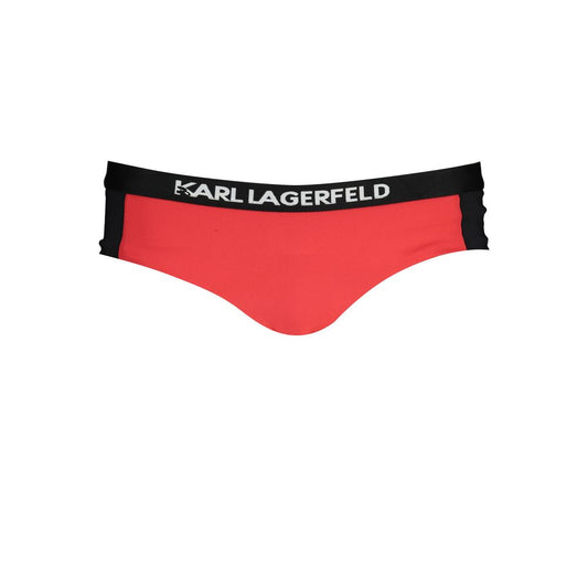 Karl Lagerfeld Rosso Poliammide Women Swim Brief