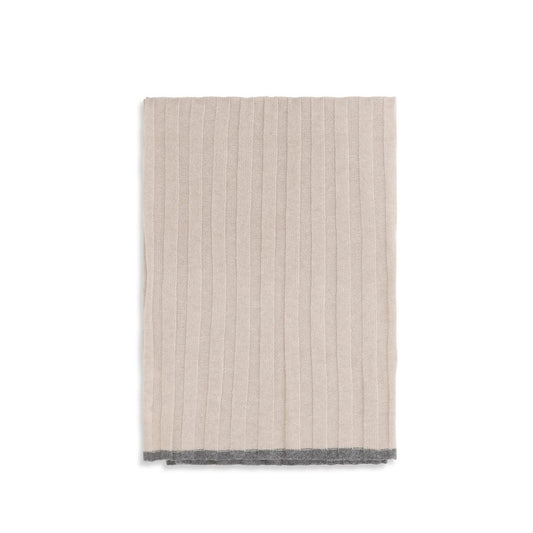 Brunello Cucinelli Beige Cashmere Scarf
