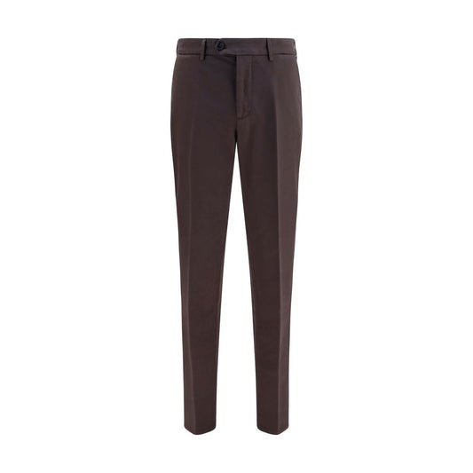 Brunello Cucinelli Brown Cotton Casual Pants