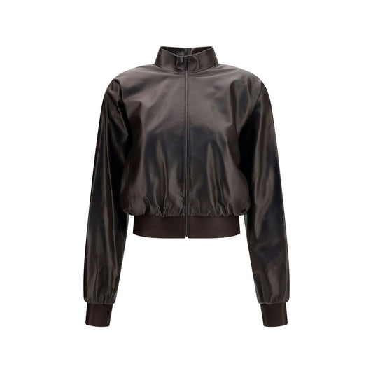 Gucci Brown Lamb Ovis Aries Aries Bomber