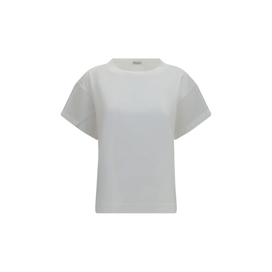 Brunello Cucinelli White Cotton T-Shirt