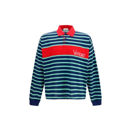 Versace Multicolor Cotton Polo Shirt