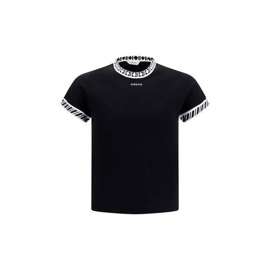 Versace Black Cotton T-Shirt