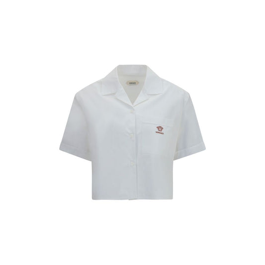 Versace White Cotton Dress Shirt