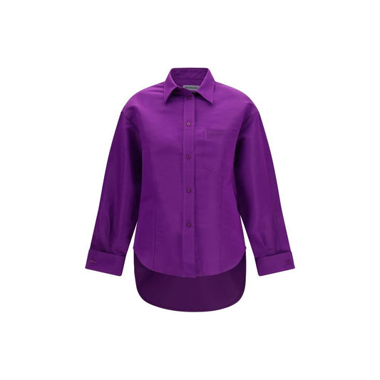 Balenciaga Purple Cotton Shirt