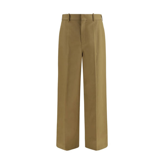 Balenciaga Beige Cotton Chino Pants