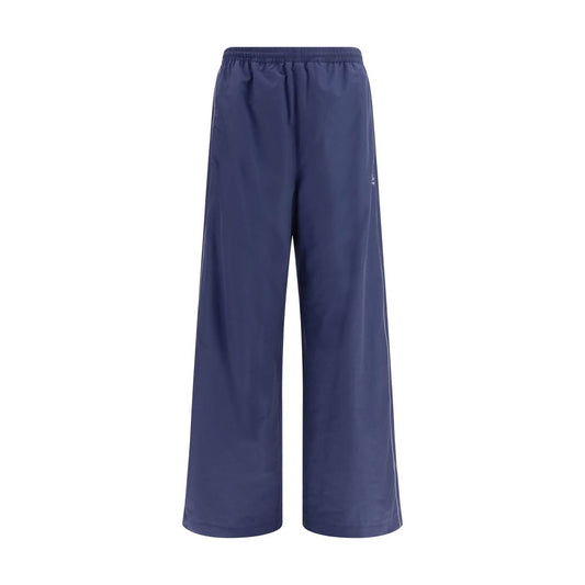 Balenciaga Blue Cotton Athletic Pants