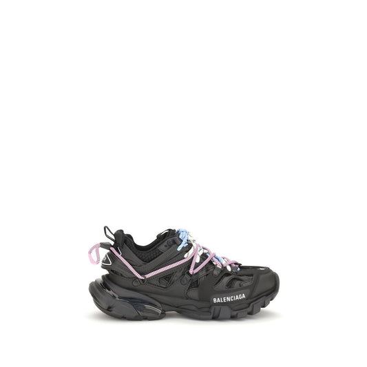 Balenciaga Black Polyester Athletic Sneakers
