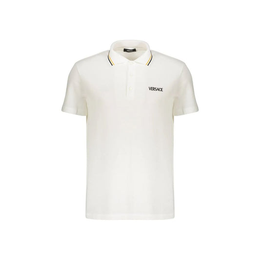 Versace White Cotton T-Shirt