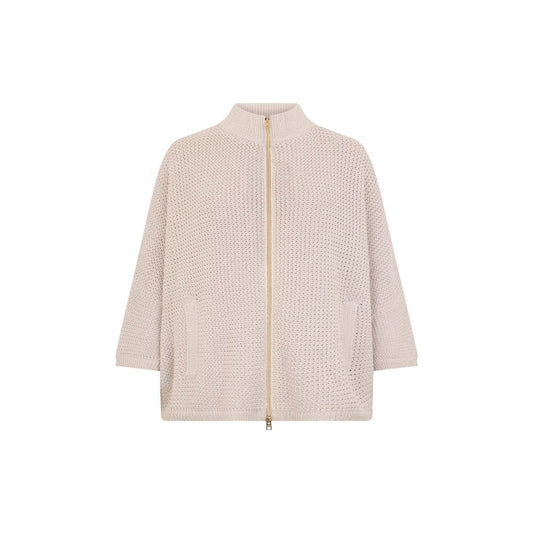 Herno Beige Cotton Cardigan