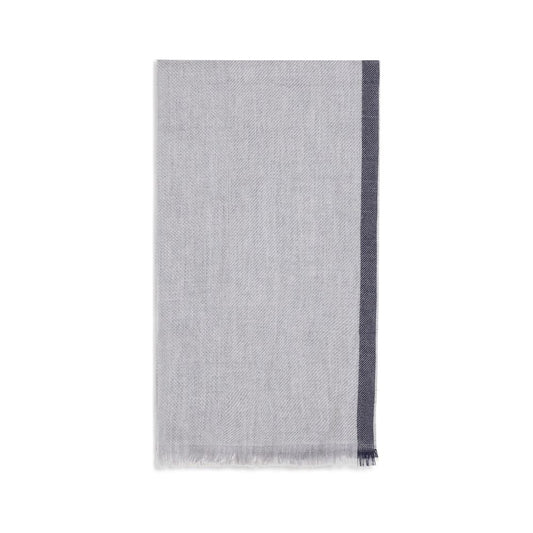 Brunello Cucinelli Gray Cashmere Scarf