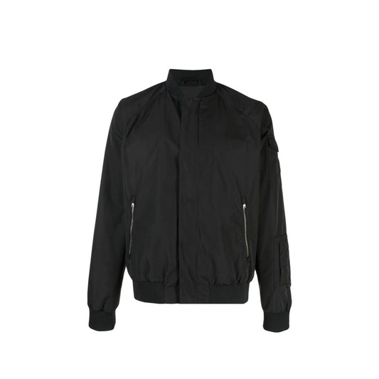 Herno Black Polyester Bomber