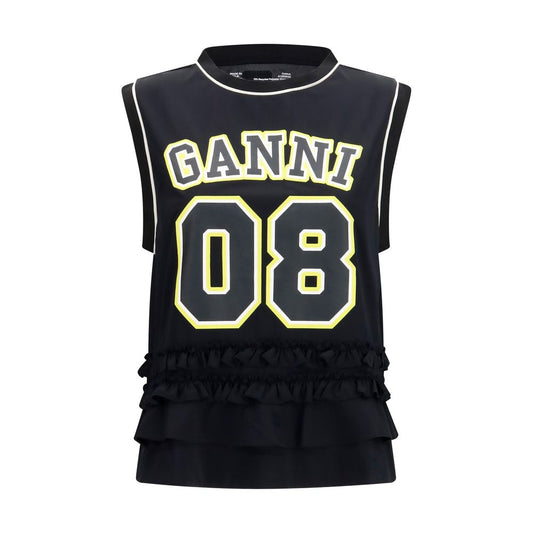 Ganni Black Polyester Sportswear
