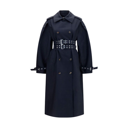 Ganni Black Cotton Coat