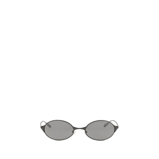 Alexander McQueen Gray Metal Sunglasses