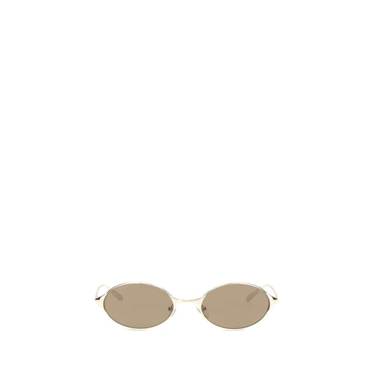 Alexander McQueen Gold Metal Sunglasses