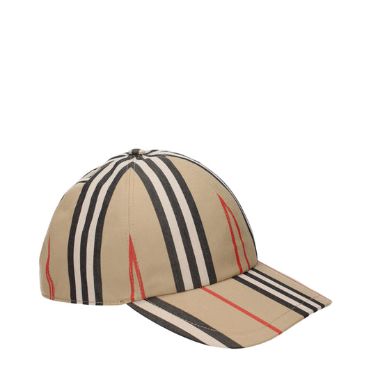Burberry Beige Cotton Cap (Baseball Hat)