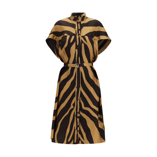 Ferragamo Multicolor Viscose Casual Dress