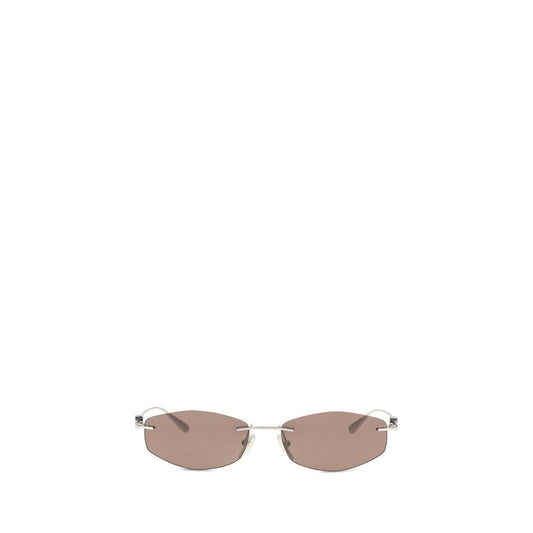 Balenciaga Silver Metal Sunglasses