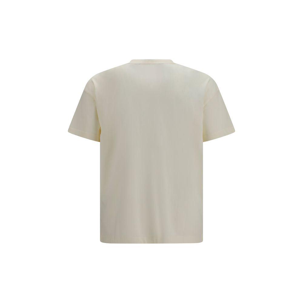 Palm Angels Beige Cotton T-Shirt