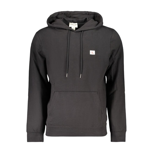 Calvin Klein Black Cotton Men Hoodie