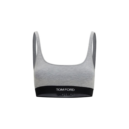 Tom Ford Gray Modal Sport Bra