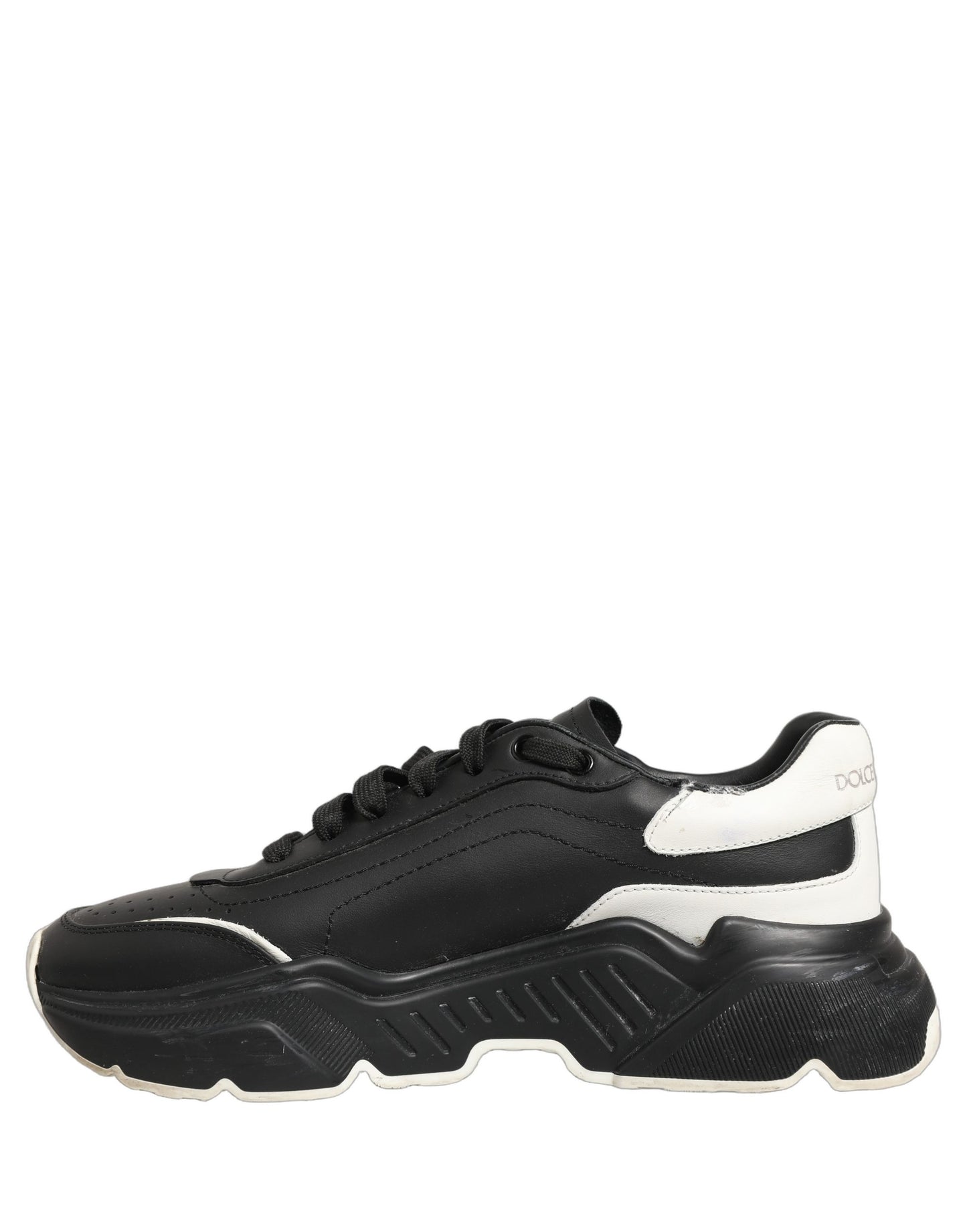 Dolce & Gabbana Black White Daymaster Low Top Sneakers Shoes