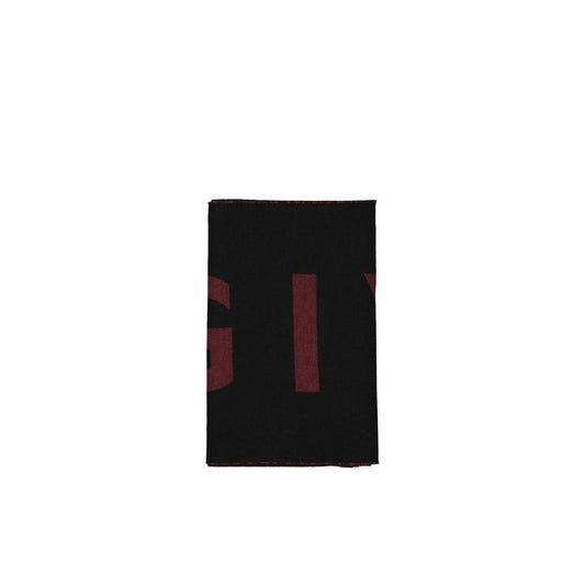 Givenchy Black Virgin Wool Foulard