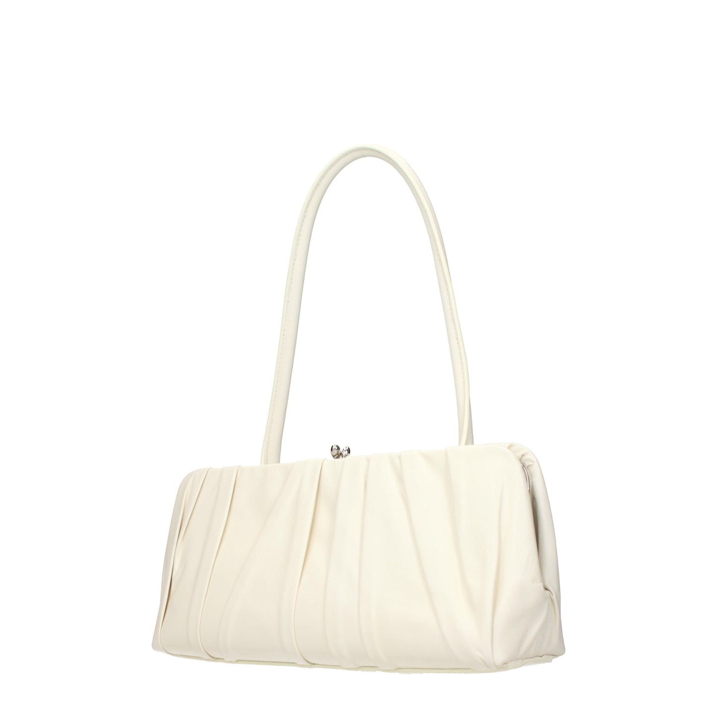 Jil Sander White Leather Shoulder Bag