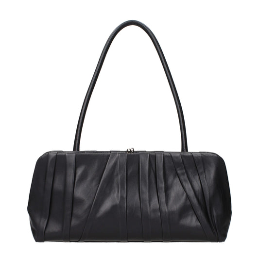 Jil Sander Black Leather Shoulder Bag