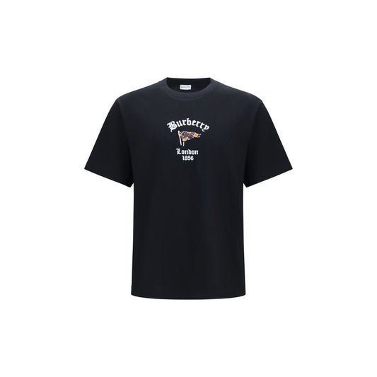 Burberry Black Cotton T-Shirt