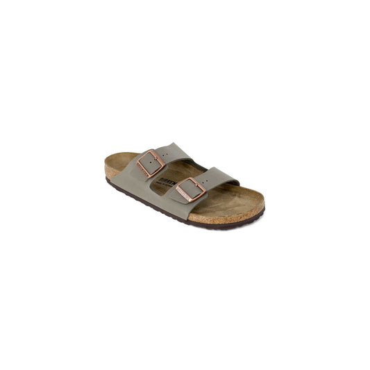 Birkenstock Gray Synthetic Strap-On Sandals
