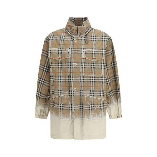 Burberry Beige Cotton Parka