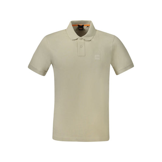 Hugo Boss Beige Cotton Men's Polo