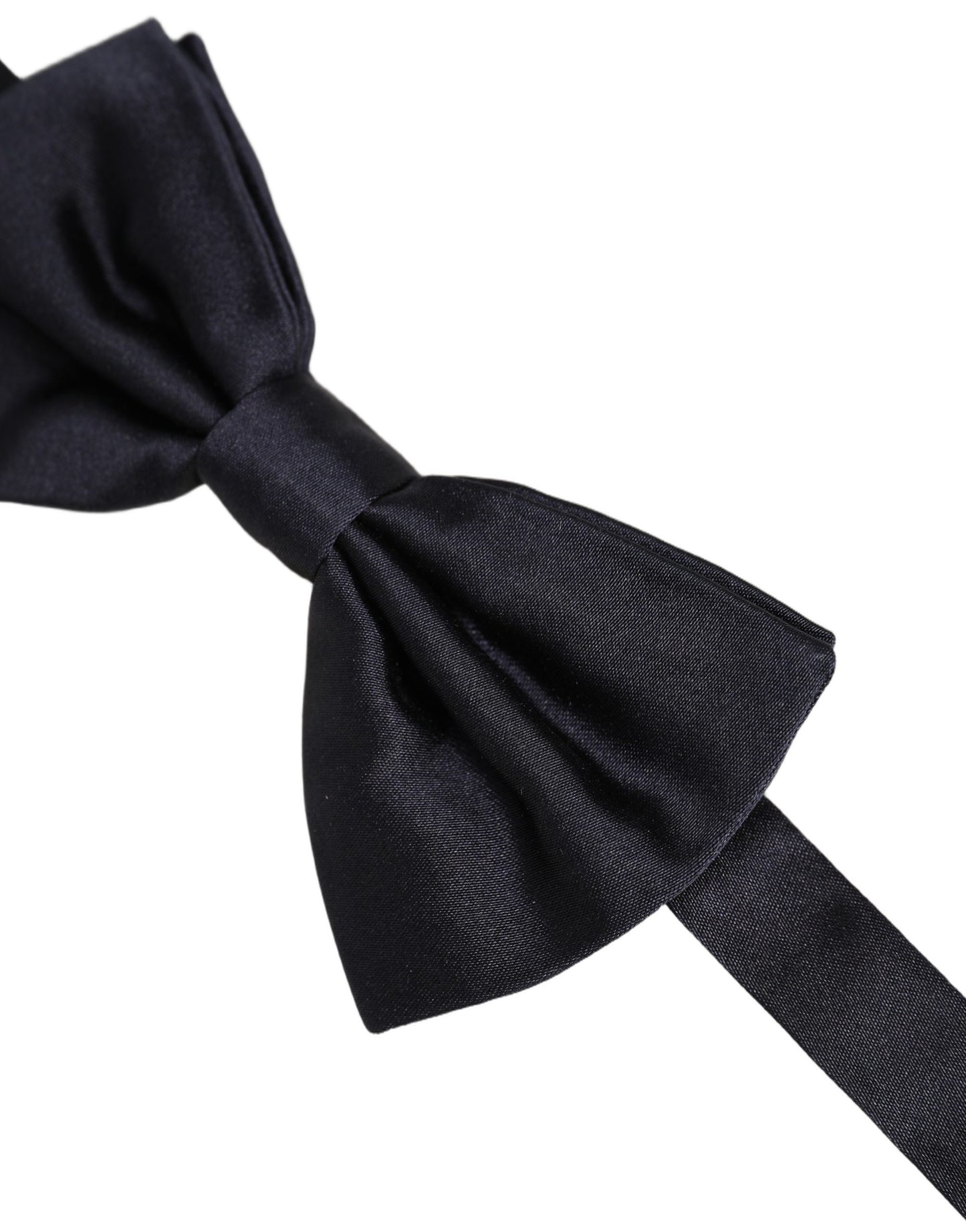 Dolce & Gabbana Men Black 100% Silk Adjustable Neck Papillon Bow Tie