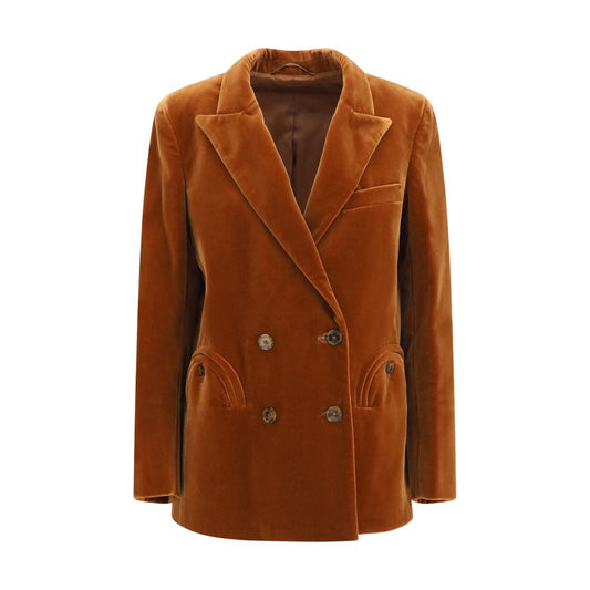 Blazé Milano Brown Cotton Blazer