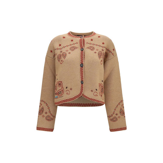 Alanui Brown Wool Oves Aries Full-Length Jacket