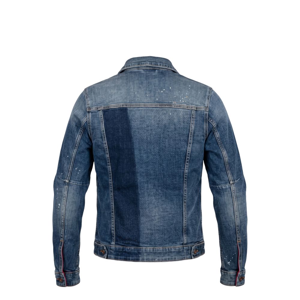 Jack & Jones Blue Cotton Men Jacket