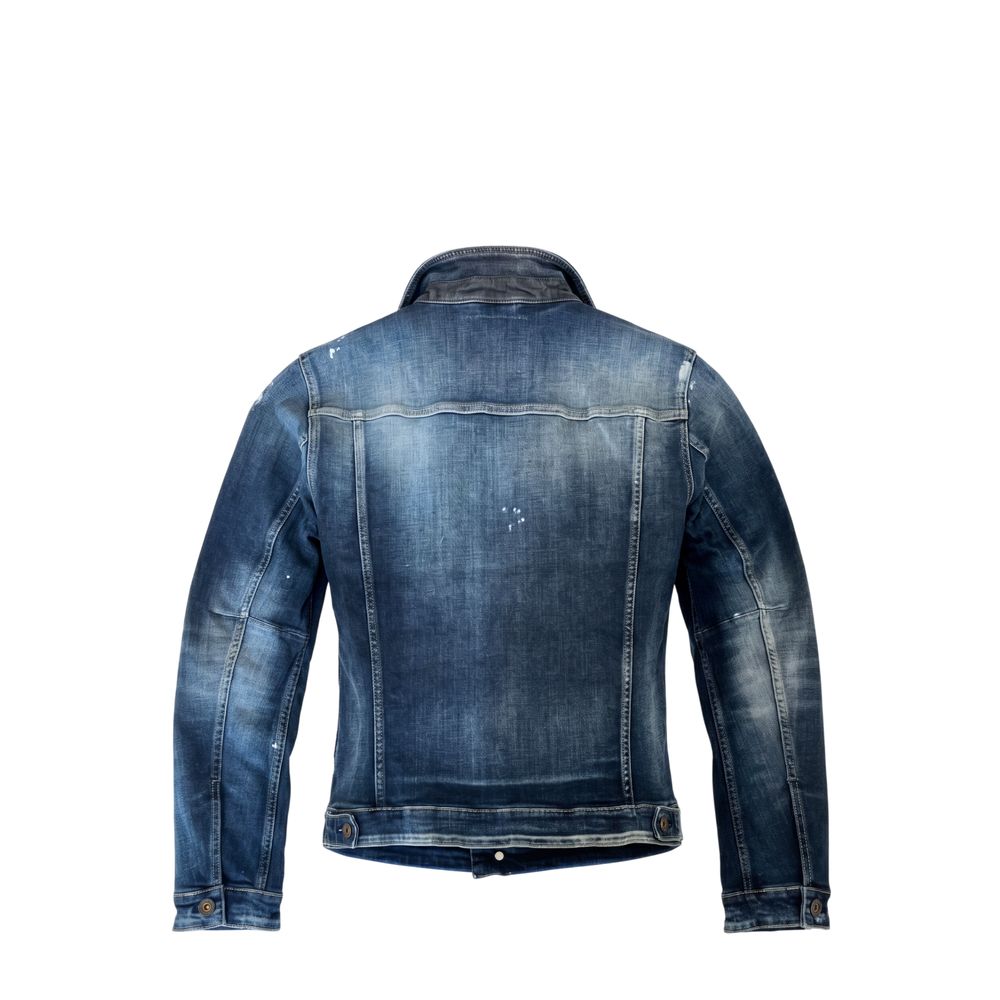 Jack & Jones Blue Cotton Men's Denim Jacket