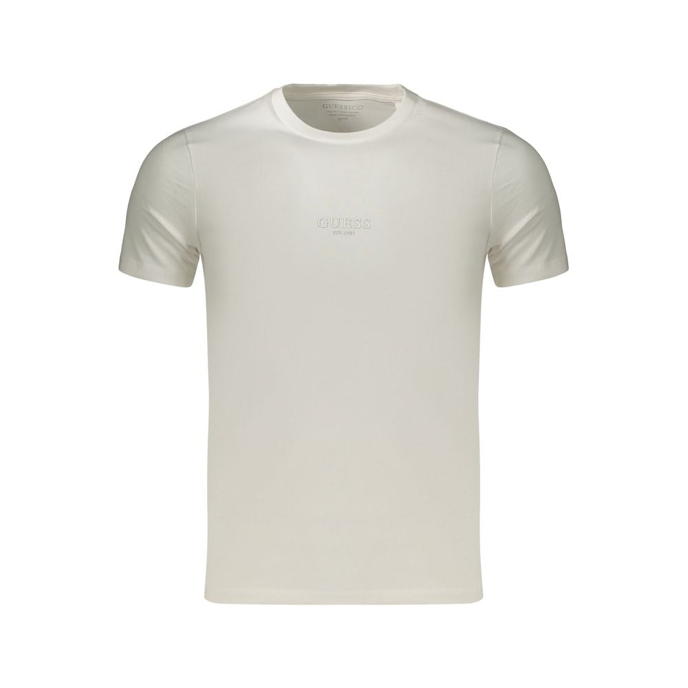 Guess Jeans White Cotton T-Shirt