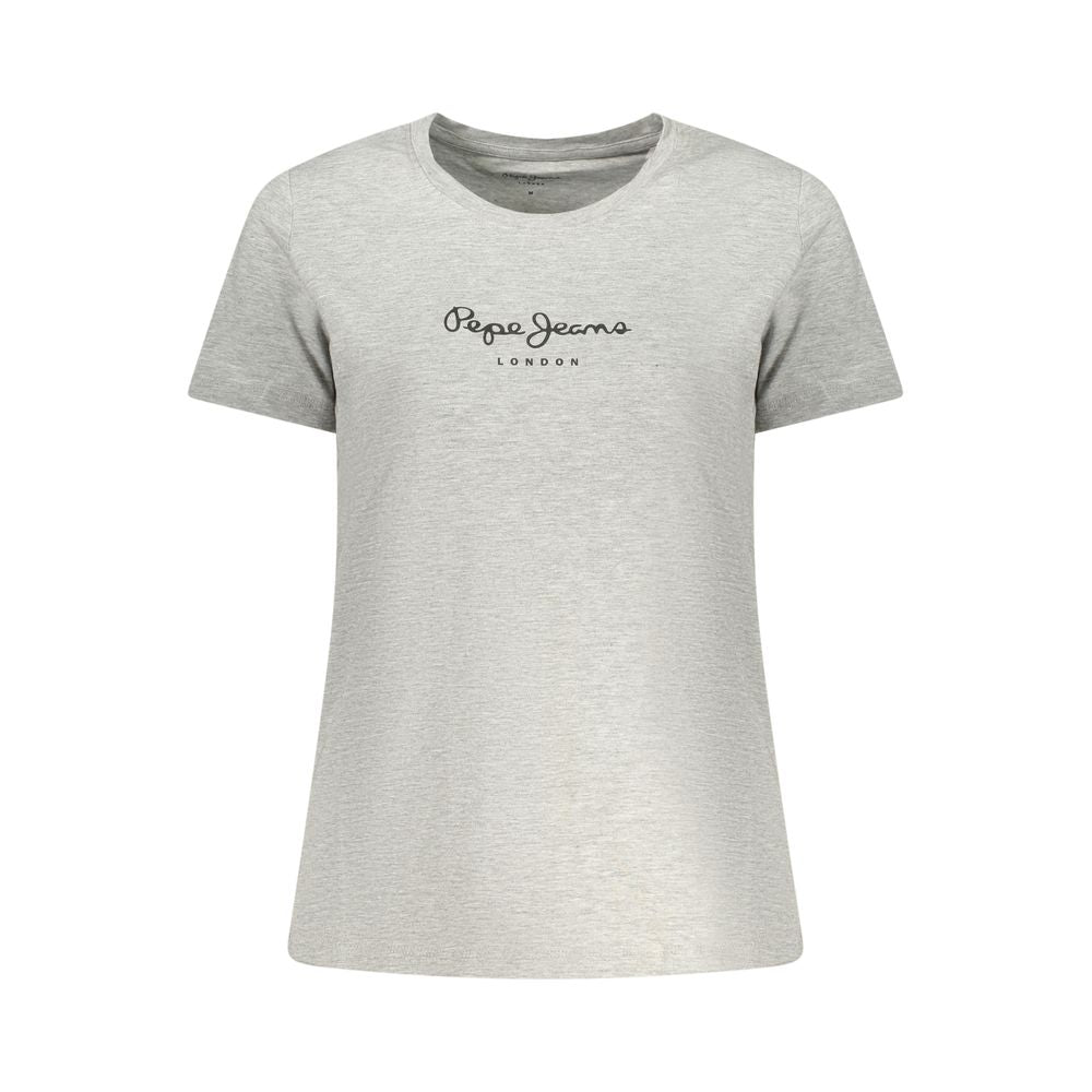 Pepe Jeans Gray Cotton T-Shirt
