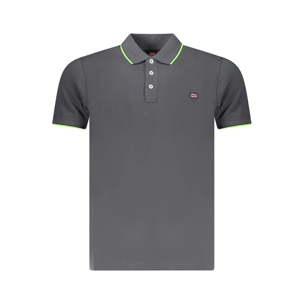 Norway 1963 Gray Cotton Polo Shirt
