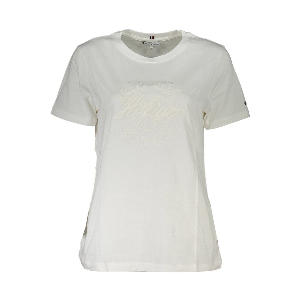 Tommy Hilfiger White Cotton T-Shirt