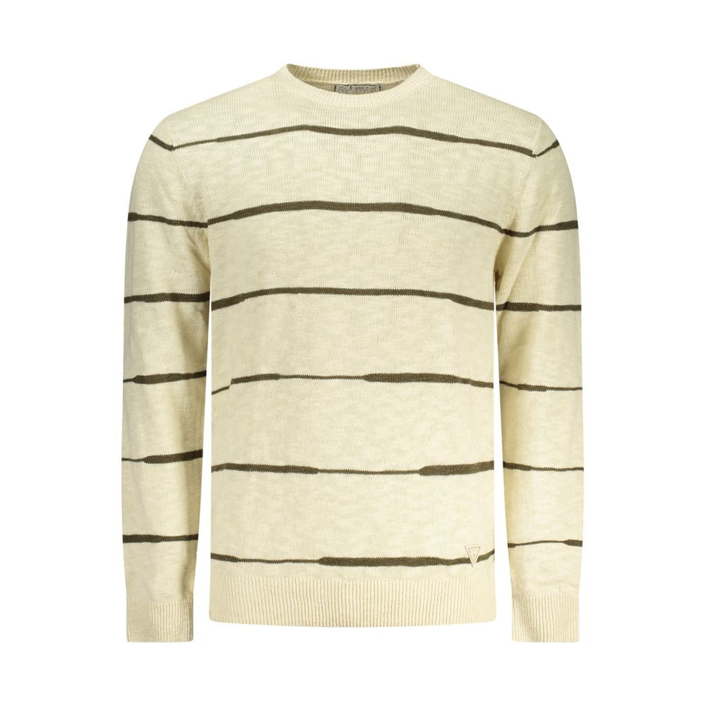Guess Jeans Beige Cotton Sweatshirt