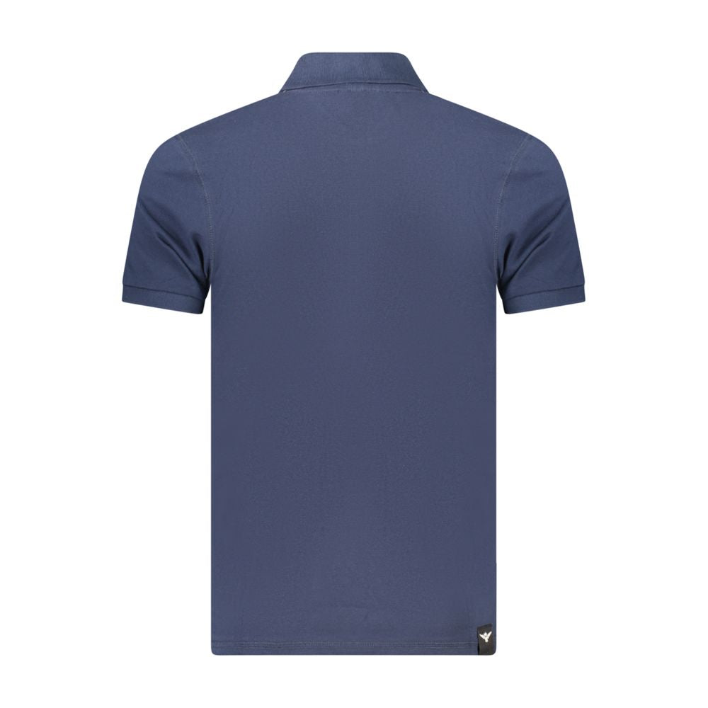 Accademia Militare Blue Cotton Polo Shirt