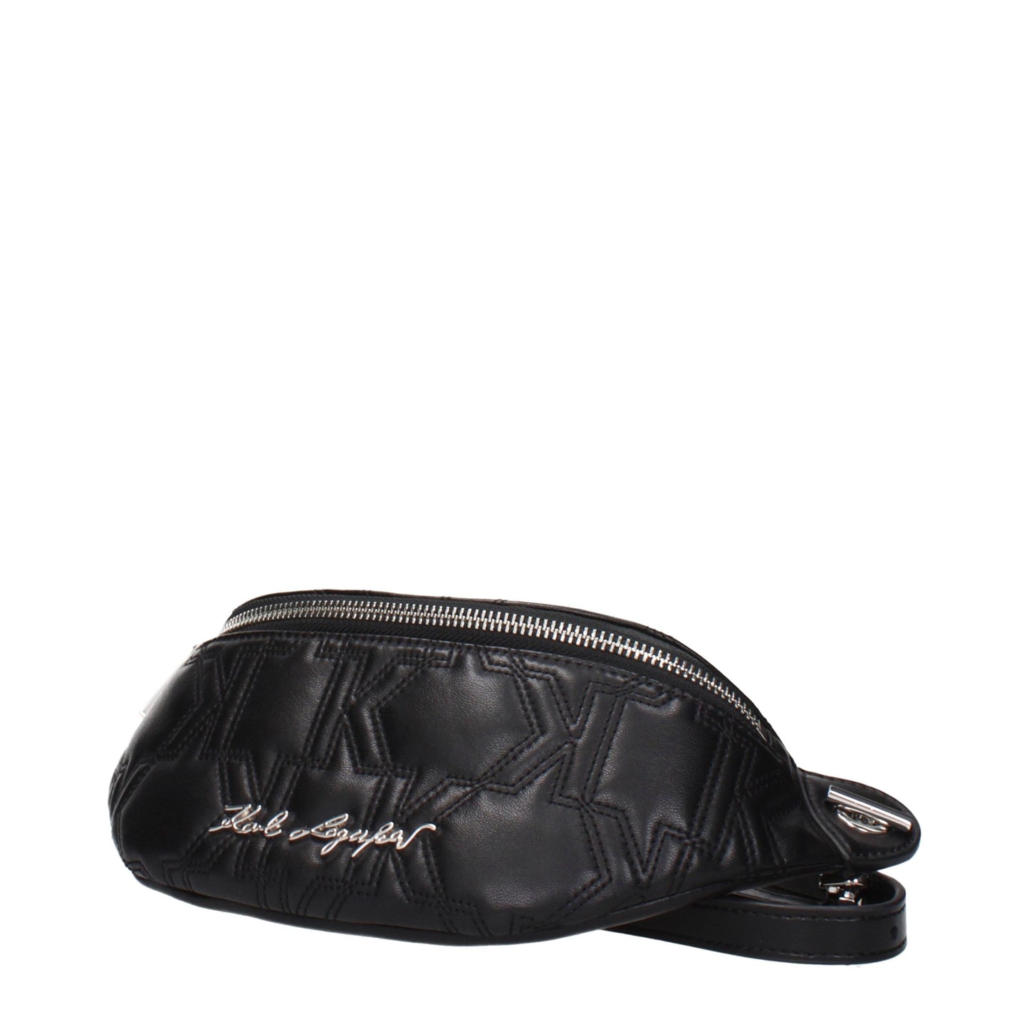 Karl Lagerfeld Black Leather Backpack